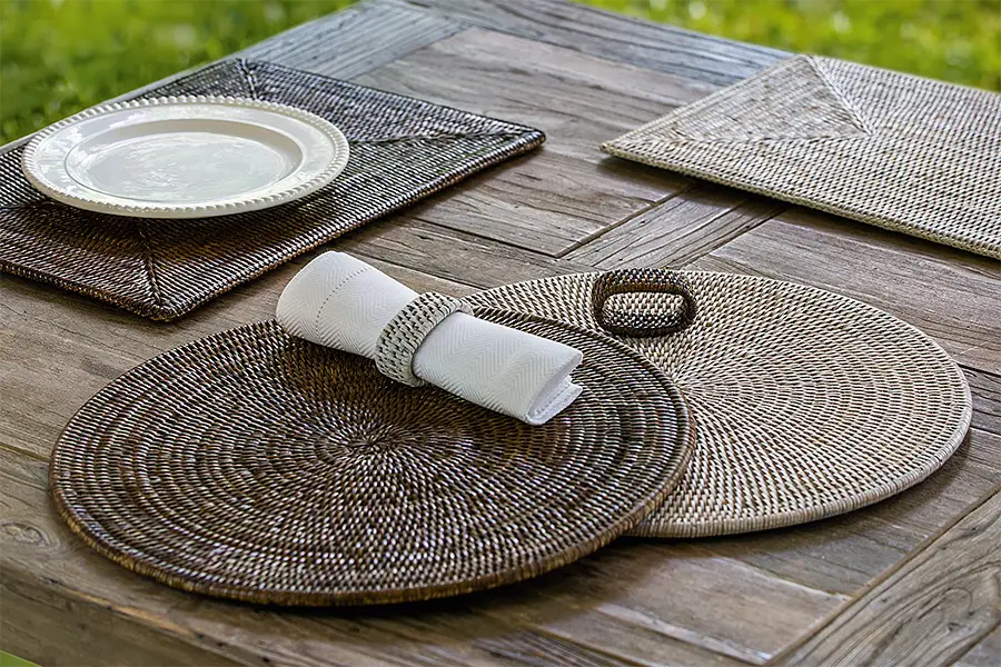 Tischsets Rattan